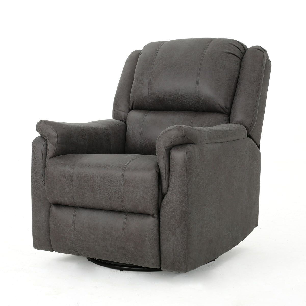 Contemporary Glider Recliner With Swivel Function - view 3