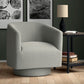 Gray Swivel Accent Chair