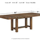 Moriville - Rectangular Dining Room Extension Table - Grayish Brown