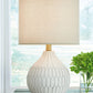 Wardmont - Ceramic Table Lamp  - White