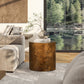 Nebula 20" Accent Oval Pillar Side Table