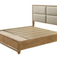 1pc Queen Storage Platform Bed with Upholstered Ultra-plush Headboard