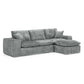 107'' Modern Boucle Sectional Sofa with Reversible Chaise