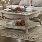 Chelmsford Clear Glass & Antique Coffee Table