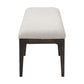 Brown Upholstered Bench