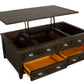 Westley Falls - Lift Top Storage Cocktail Table With Casters - Graphite