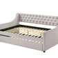 Lianna Fog Fabric Full Daybed & Twin Trundle