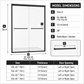 Framed Double Sliding Shower Door