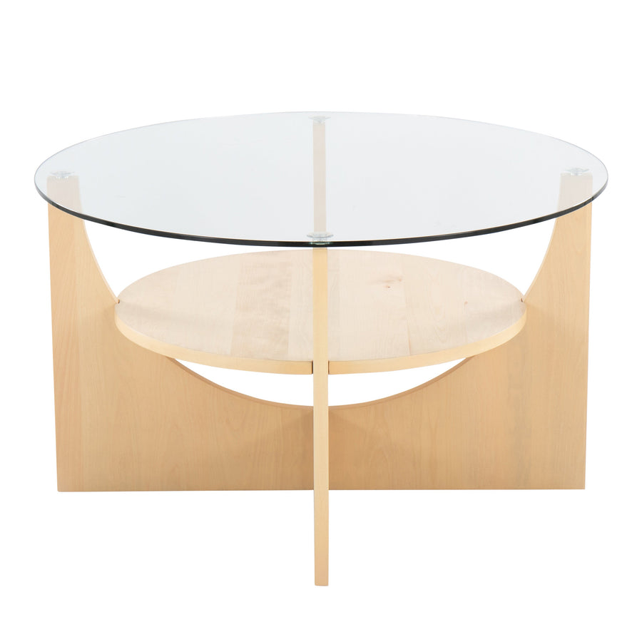 U-Shaped Contemporary Coffee Table