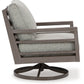 Hillside Barn - Swivel Lounge W/ Cushion - Gray / Brown