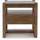 Cabalynn - Square End Table - Light Brown