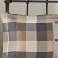 7 Piece Herringbone Comforter Set Neutral King