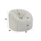 Osmash - Chair With Swivel - White Teddy Sherpa