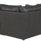 Denali - Italian Leather Match Sectional