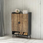 29.6 Inches Rustic Brown Shoe Cabinet