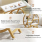 25.59 Inches 3-Tier Narrow End Table with Storage