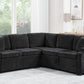 L-shaped Sectional Sofa Bed with Hidden Storage
