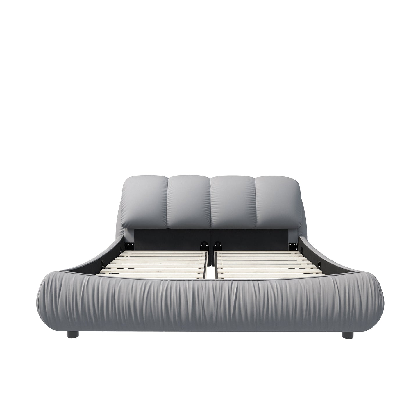 Queen Size Luxury Upholstered Platform Bed