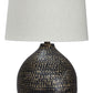 Maire - Metal Table Lamp  - Black / Gold Finish