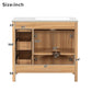 36" Wood Bathroom Vanity with Solid Wood Frame