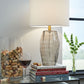 Taylow - Glass Table Lamp  - Gray