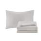 12 Piece Comforter Set with Cotton Bed Sheets Navy King