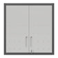 Metal Wall-Mounted Tool Storage Cabinet with Locking Door