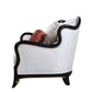 Nurmive - Chair With 2 Pillows - Beige Fabric