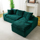 Green Turtle Velvet Versatile Sofa