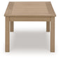 Hallow Creek - Rectangular Cocktail Table - Driftwood