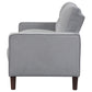 Bowen Upholstered Track Arm Tufted Loveseat Grey - view 5