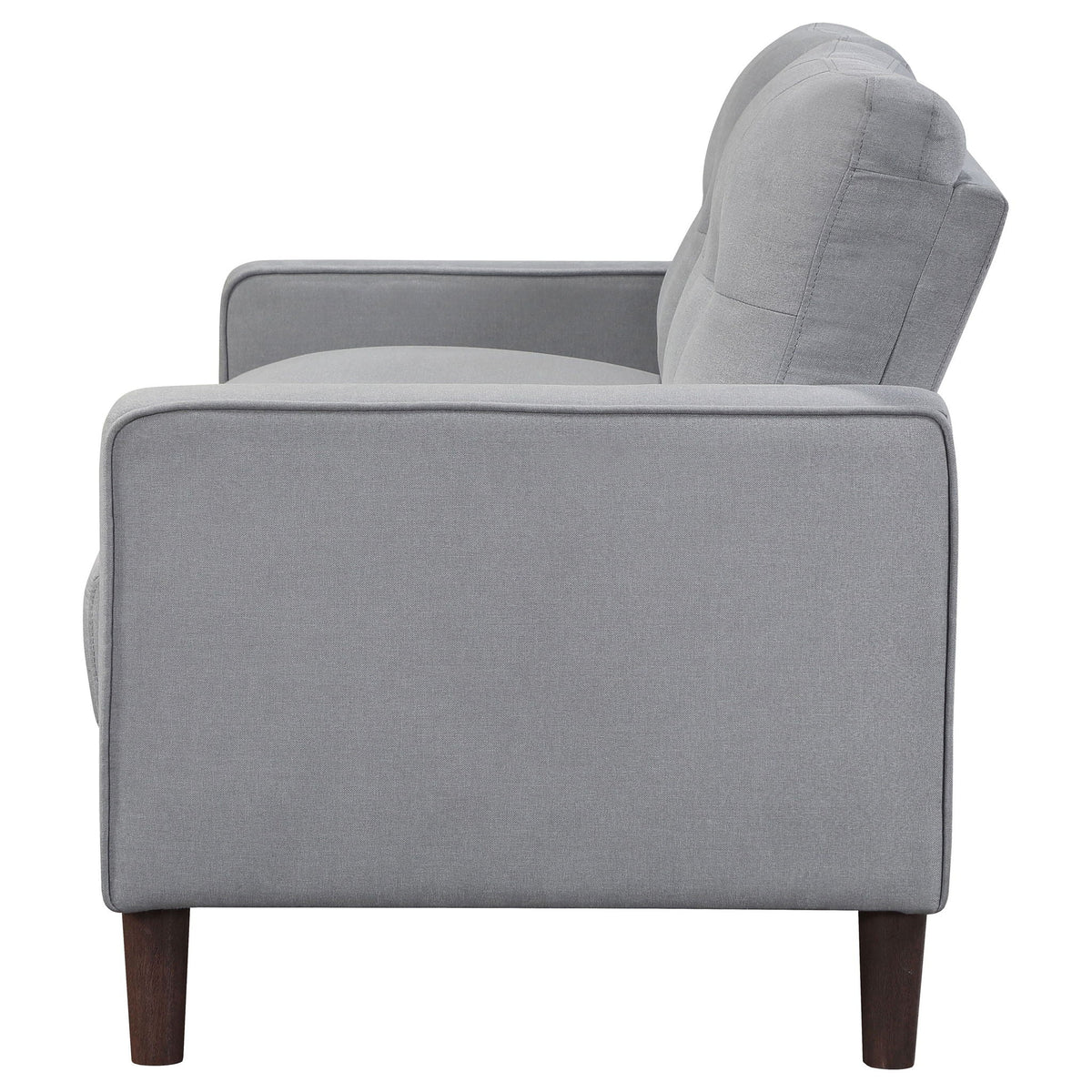 Bowen Upholstered Track Arm Tufted Loveseat Grey - view 5