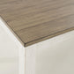 Skempton - Counter Height Dining Table and Bar Stools (Set of 7) - White / Light Brown