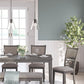 Wrenning - Dining Room Table Set (Set of 6) - Gray