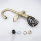 High Arc Pull-Down Kitchen Faucet - Brushed Gold