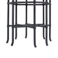 Foundry 24" Square Reclaimed Pine Wood & Iron Side Table