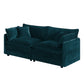 Modern Fabric Loveseat Sofa Couch for Living Room