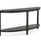 Boswell - Demilune Sofa Table - Peppercorn