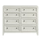 Gypsum Whitewash 8-Drawer Dresser