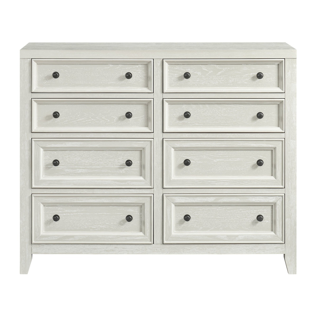 Gypsum Whitewash 8-Drawer Dresser