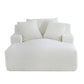 Cloudline - Oversized Chaise Lounge, Modern Comfy Couch With Full Foam Cushioning, Cozy Sleeper Sofabed - view 9