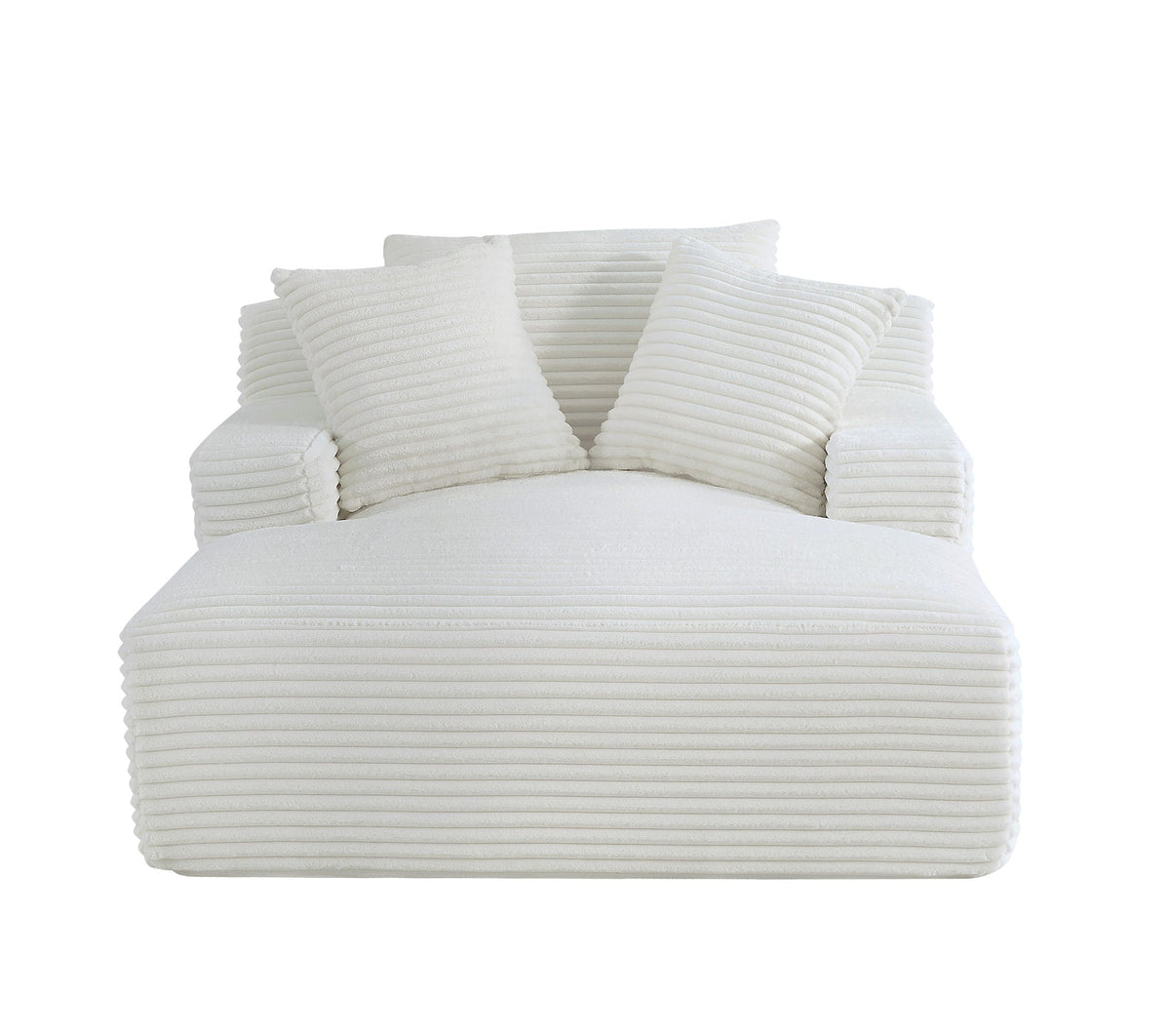 Cloudline - Oversized Chaise Lounge, Modern Comfy Couch With Full Foam Cushioning, Cozy Sleeper Sofabed - view 9