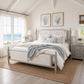 King Size Upholstered Platform Bed