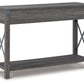 Freedan - Console Sofa Table - Grayish Brown