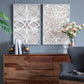 S/2 Leaf Shadow Box Wall Décor