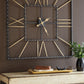 Thames - Wall Clock - Black / Gold Finish