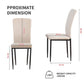 Dining Chairs Set of 4 Modern Velvet Upholstered Chairs