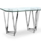 Lenox Square - Rectangular Sofa Table - Chrome