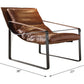 Quoba - Accent Chair - Cocoa Top Grain Leather