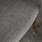 Mid Century Modern Fabric Upholstered Dining Chairs - Set of 2